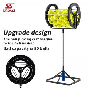 SIBOASI S709 Tennis Ball Picker (80 Balls) (SS-S709)