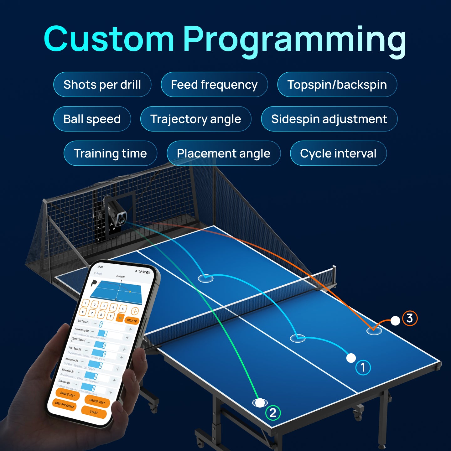 SIBOASI P6 Table Tennis Machine (SS-P6)