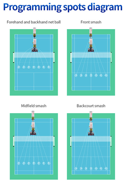 SIBOASI S8025A Badminton Machine