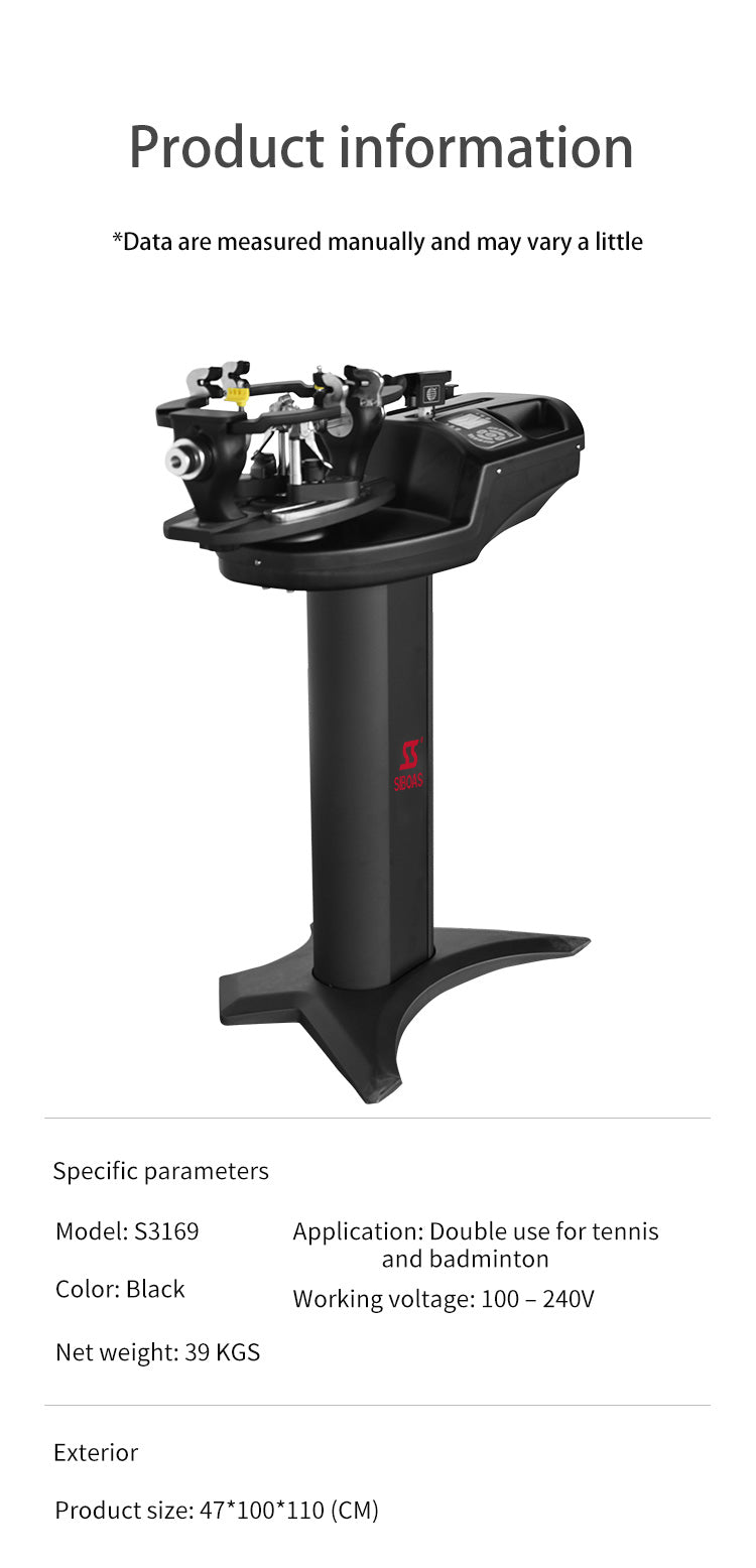 SIBOASI S3169 Stringing Machine      (Tennis/Badminton/Squash)