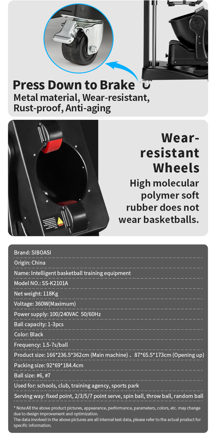 SIBOASI K2101A Basketball Machine
