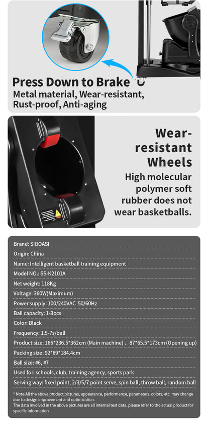 SIBOASI K2101A Basketball Machine