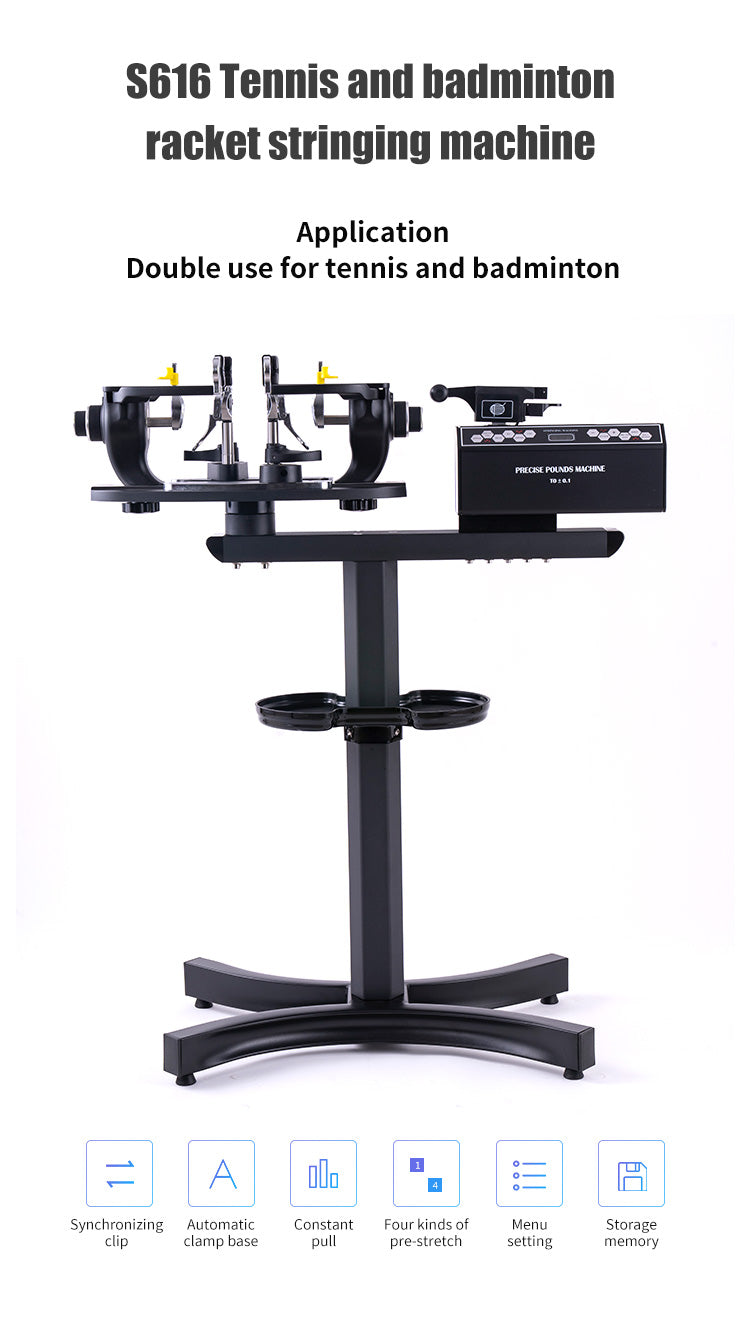 SIBOASI S616 Stringing Machine  (Tennis/Badminton/Squash)