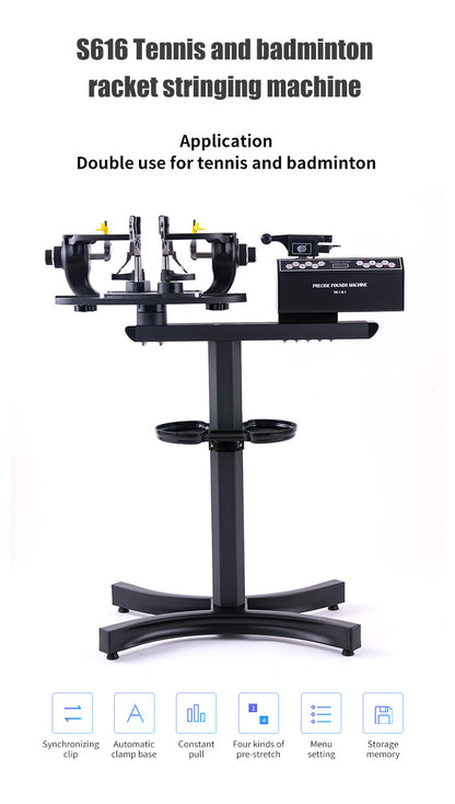 SIBOASI S616 Stringing Machine  (Tennis/Badminton/Squash)