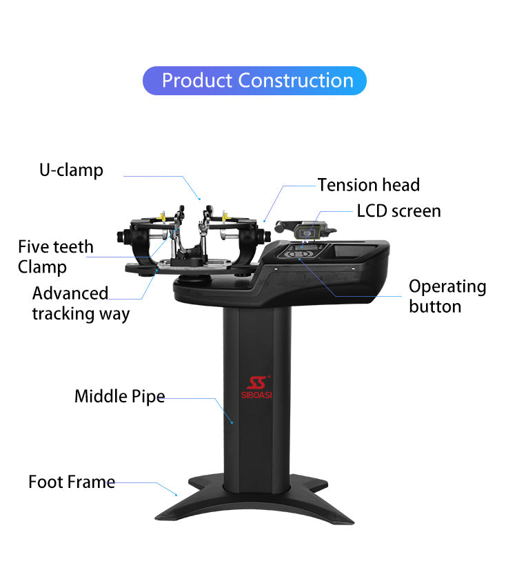 SIBOASI S3169 Stringing Machine      (Tennis/Badminton/Squash)