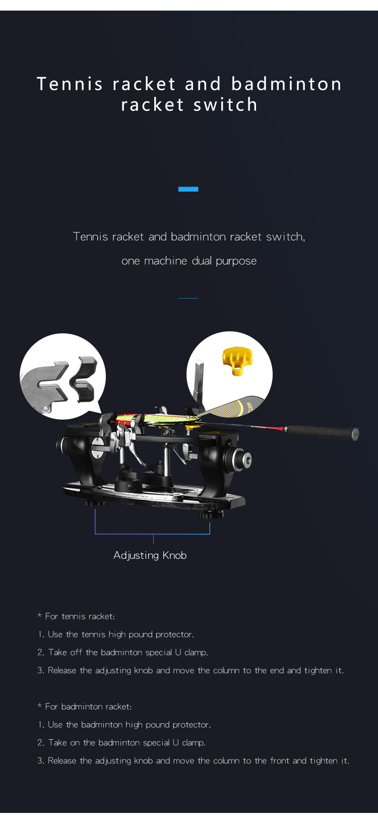 SIBOASI S616 Stringing Machine  (Tennis/Badminton/Squash)