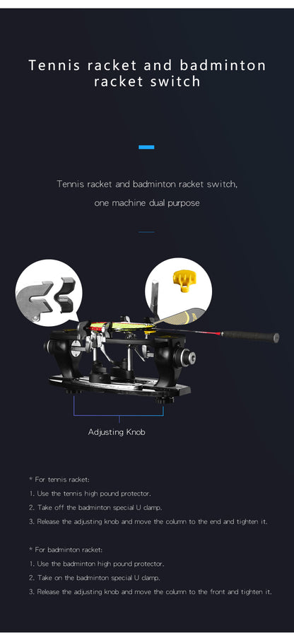 SIBOASI S616 Stringing Machine  (Tennis/Badminton/Squash)