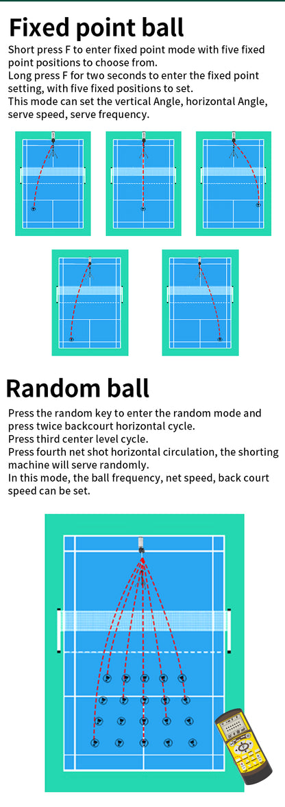 SIBOASI B2202A Badminton Machine