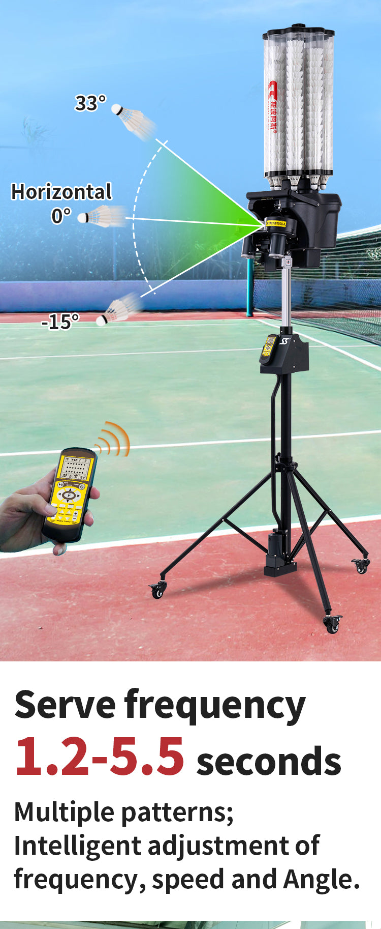 SIBOASI B2202A Badminton Machine