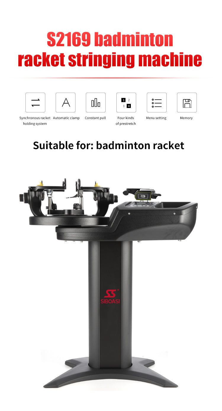 SIBOASI S2169 Stringing Machine                                                               (Badminton 'ONLY')