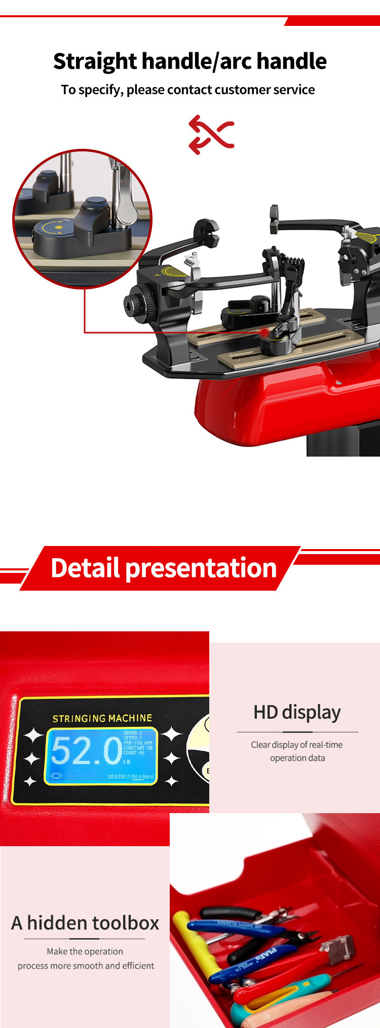 SIBOASI S6 Stringing Machine                        (Tennis, Badminton, Squash)