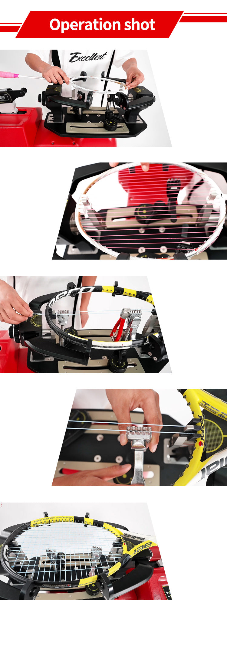 SIBOASI S6 Stringing Machine                        (Tennis, Badminton, Squash)