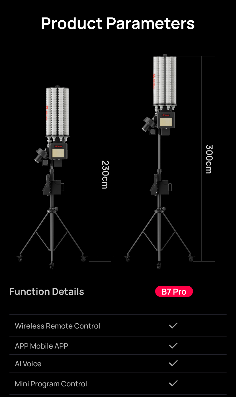 SIBOASI B7 PRO Badminton Machine