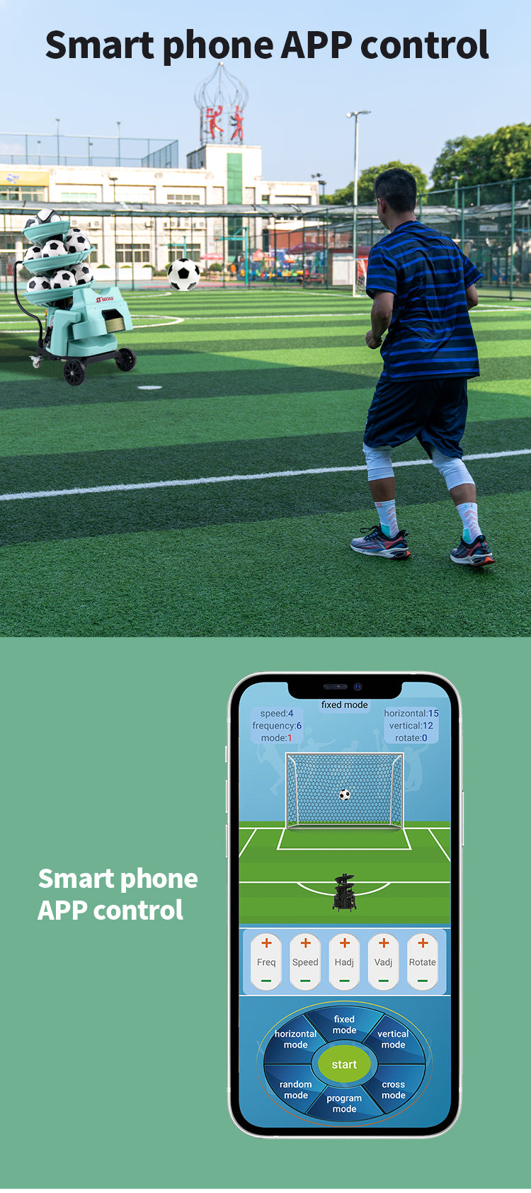 SIBOASI F2101A Soccer Machine