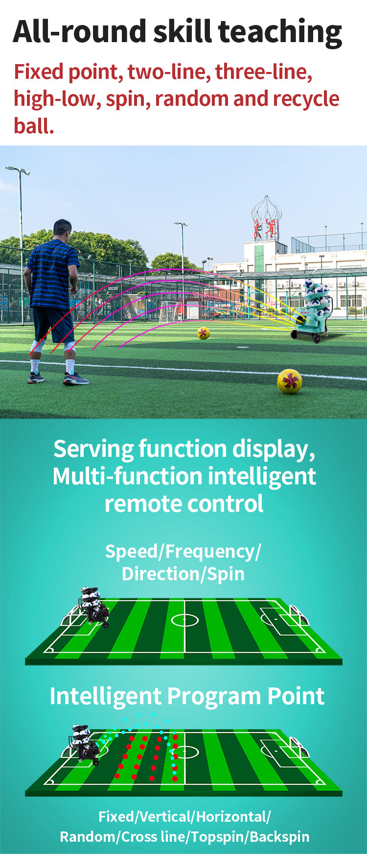 SIBOASI F2101A Soccer Machine