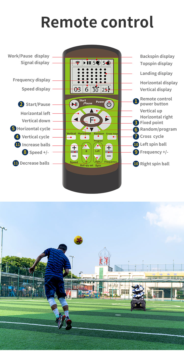 SIBOASI F2101 Soccer Machine