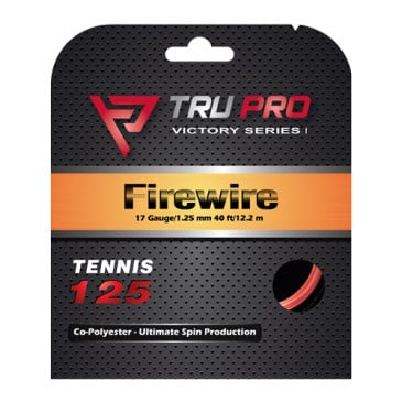 TRU PRO FIREWIRE Tennis String 12.2 m / 40 ft Set