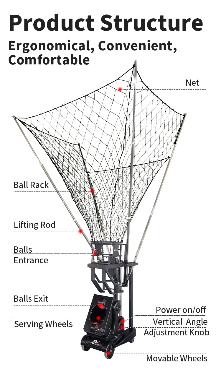 SIBOASI K2101 Basketball Machine