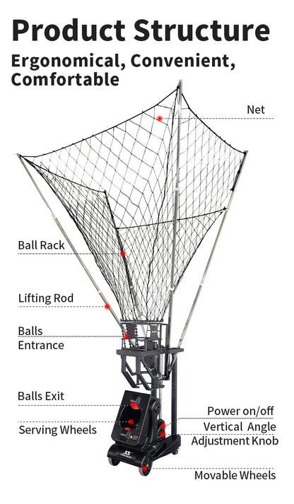 SIBOASI K2101 Basketball Machine