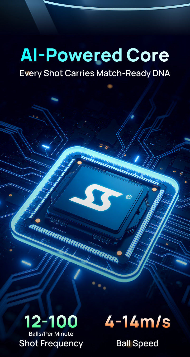 SIBOASI P6 Table Tennis Machine (SS-P6)