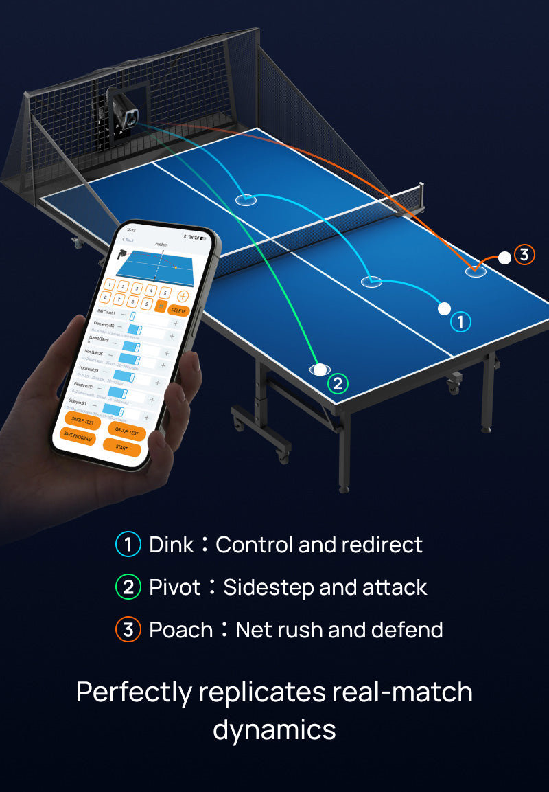 SIBOASI P6 Table Tennis Machine (SS-P6)