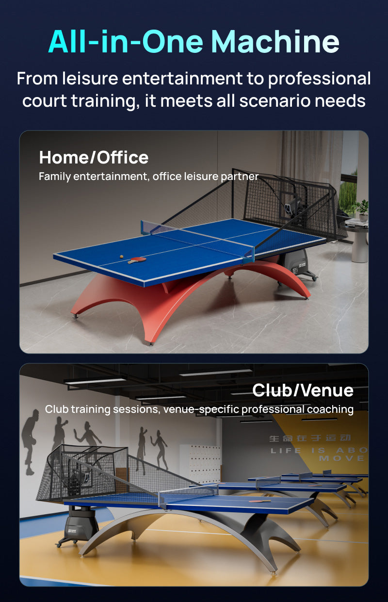 SIBOASI P6 Table Tennis Machine (SS-P6)