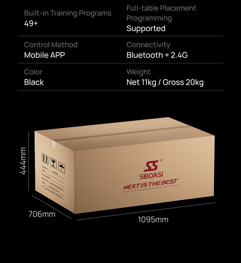 SIBOASI P6 Table Tennis Machine (SS-P6)