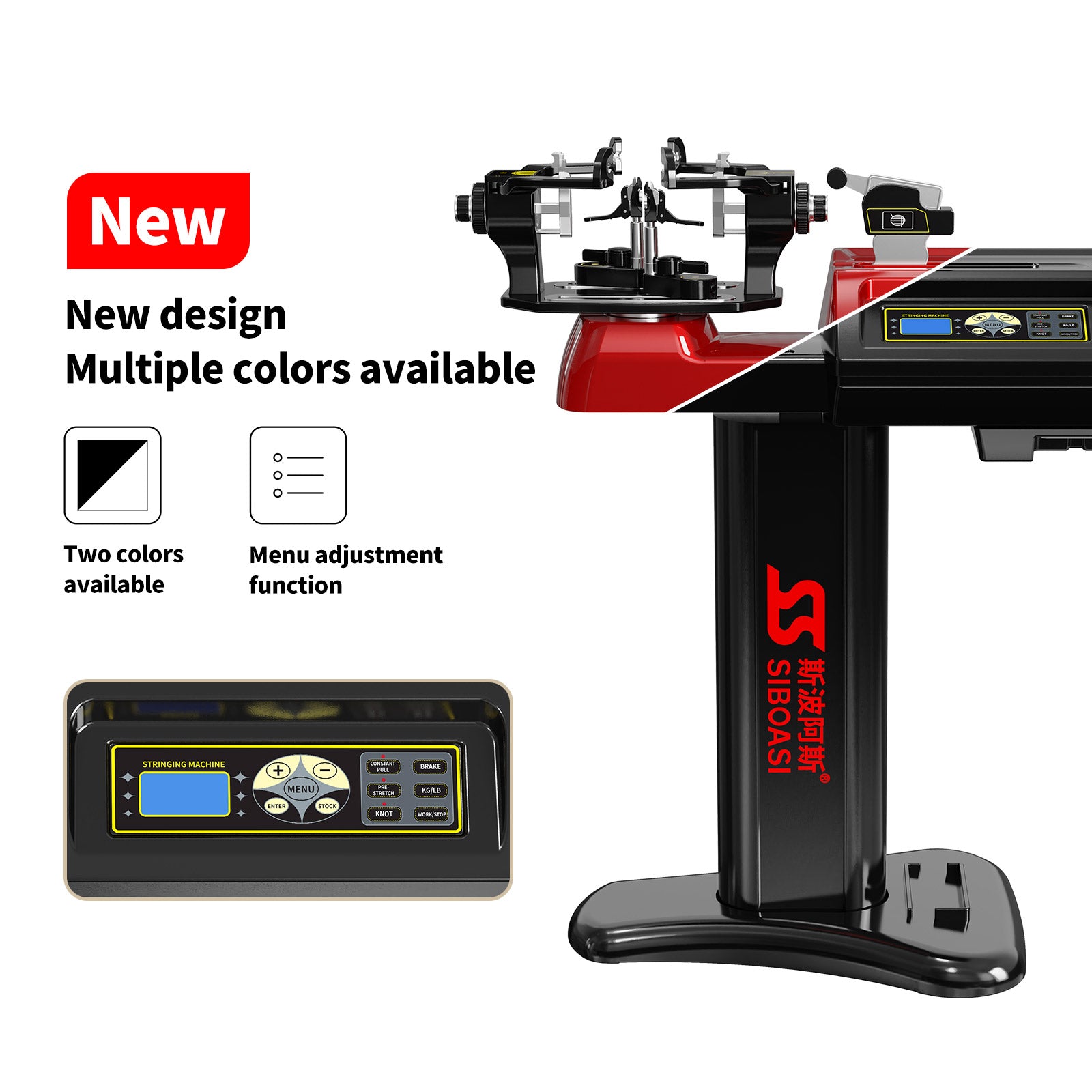 SIBOASI S3 Stringing Machine                                   (Badminton 'ONLY')