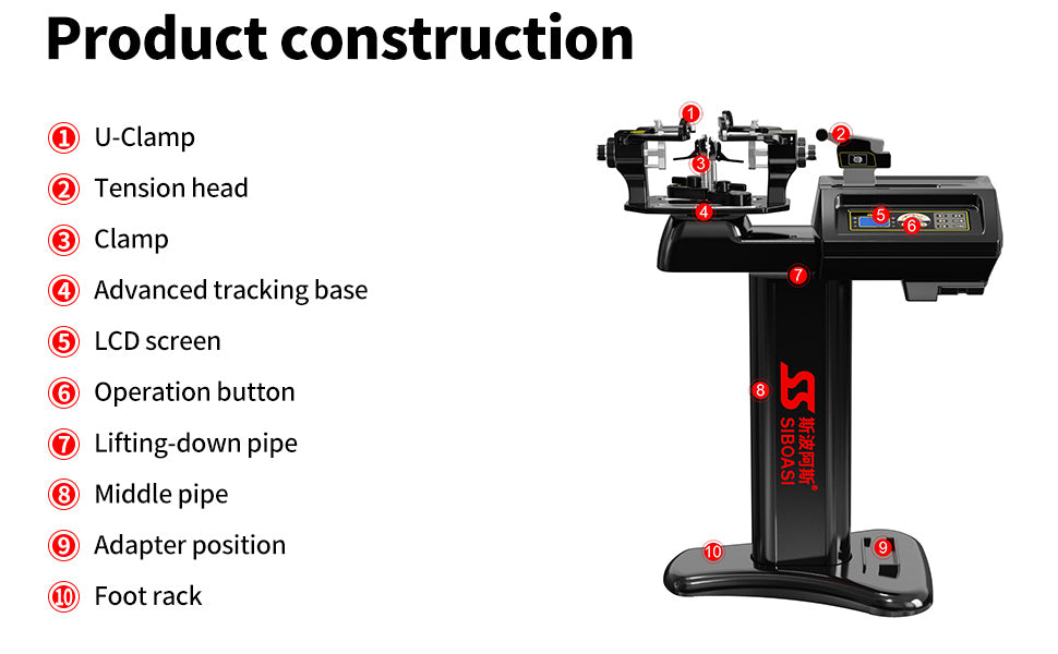 SIBOASI S3 Stringing Machine                                   (Badminton 'ONLY')