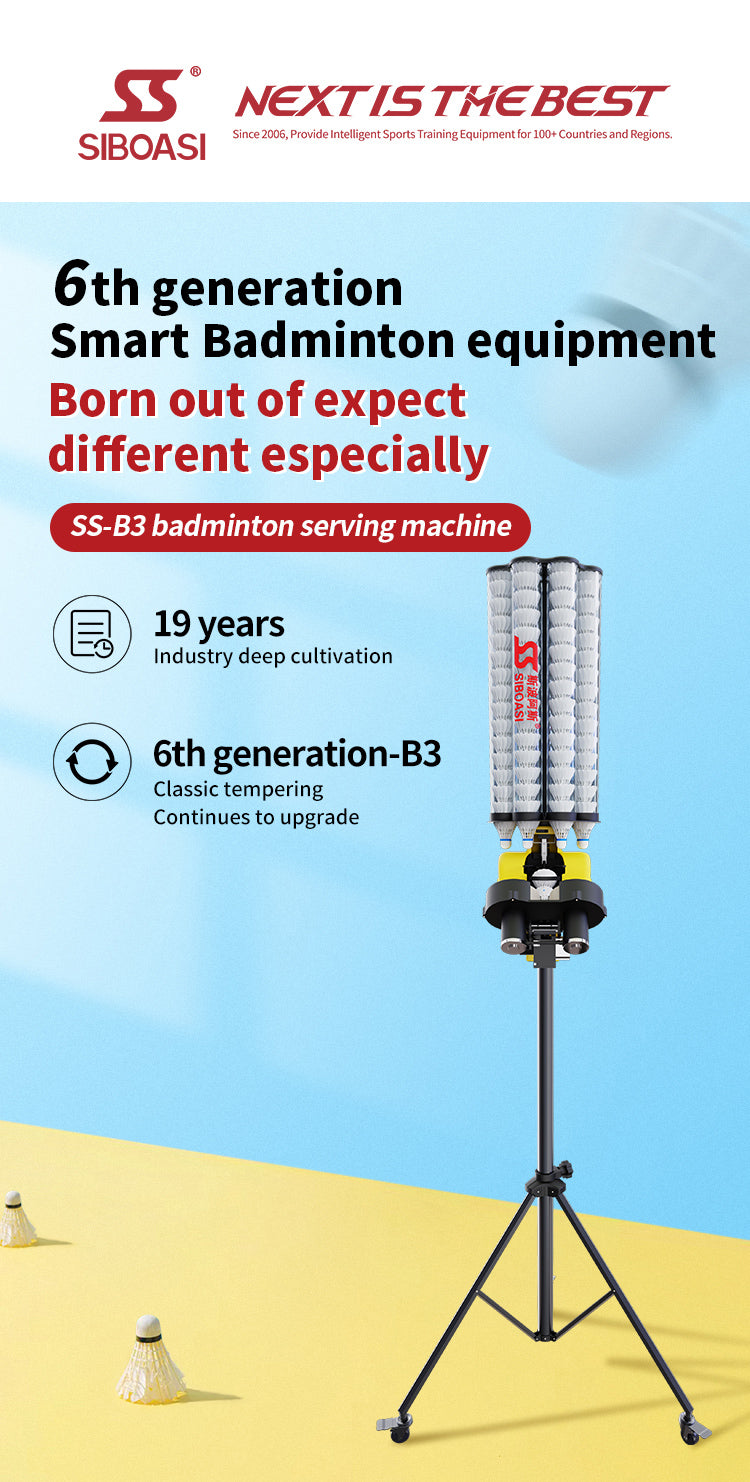 SIBOASI B3 Badminton Machine