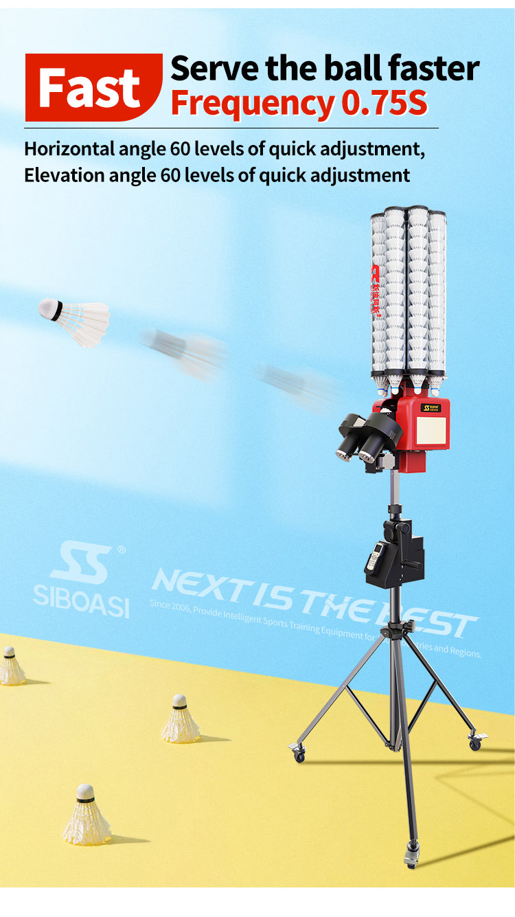SIBOASI B5 Badminton Machine