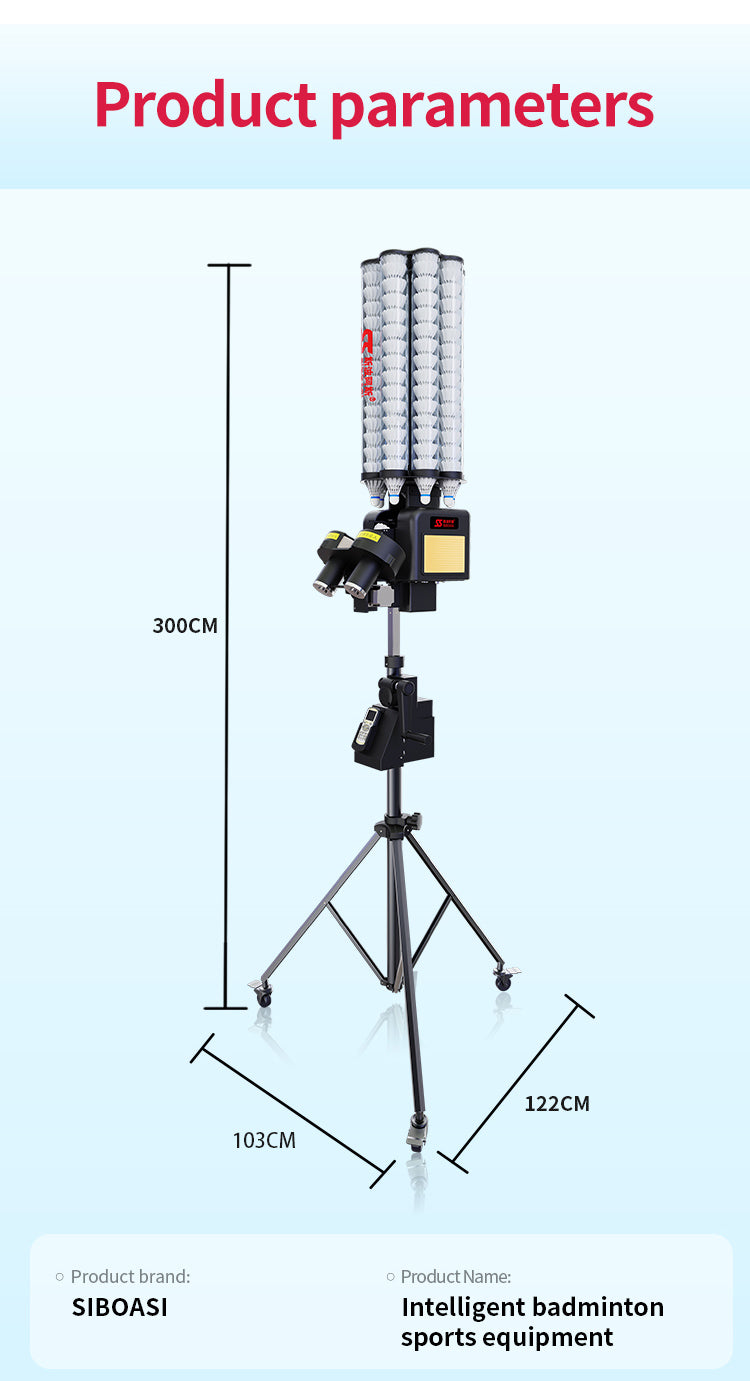 SIBOASI B5 Badminton Machine