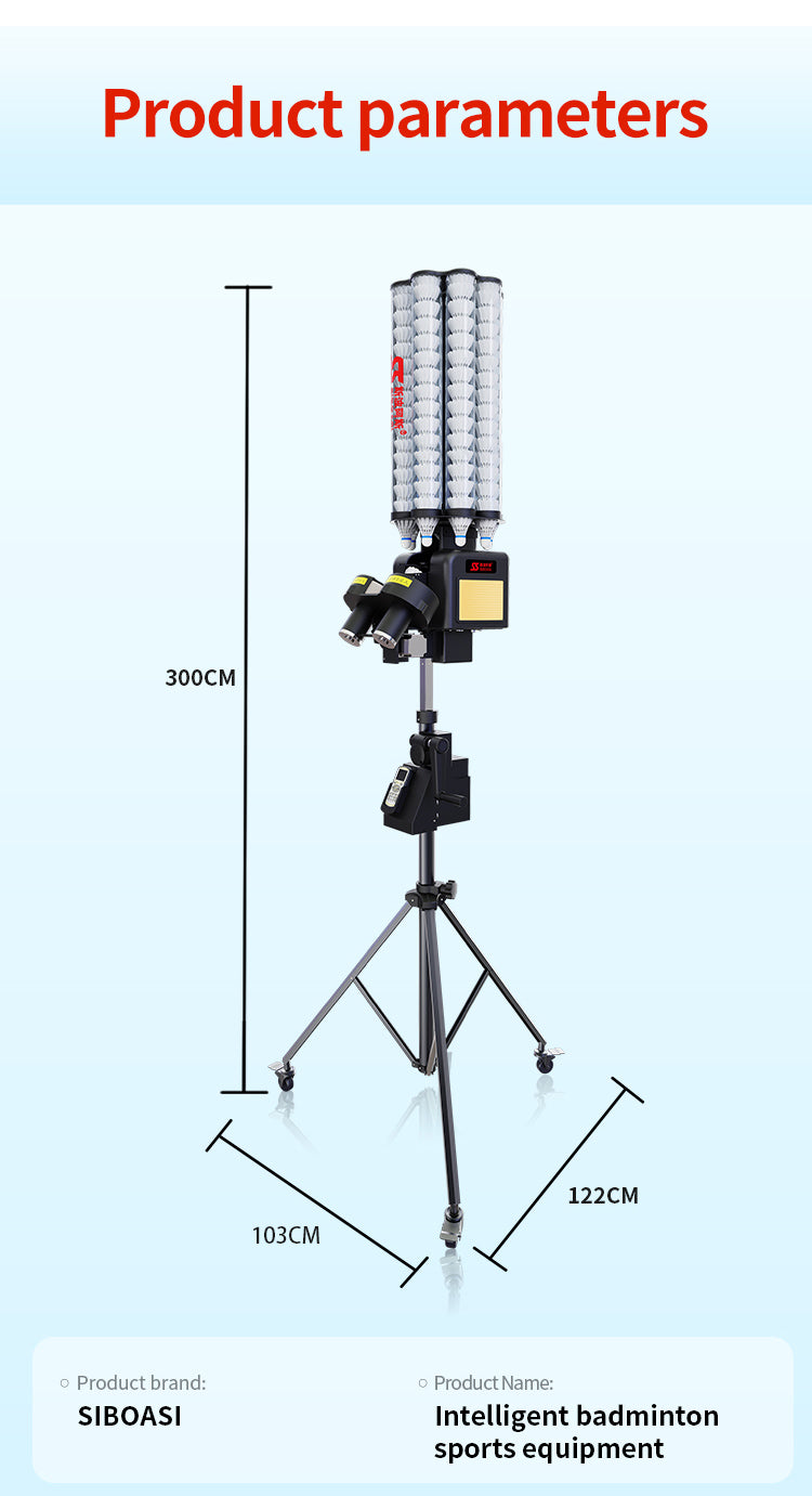 SIBOASI B7 Badminton Machine
