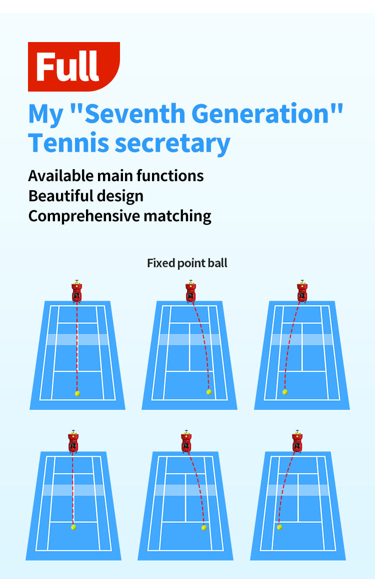 SIBOASI T3 Tennis Ball Machine