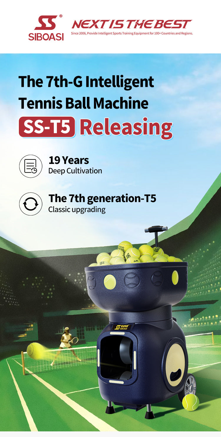 SIBOASI T5 Tennis Ball Machine