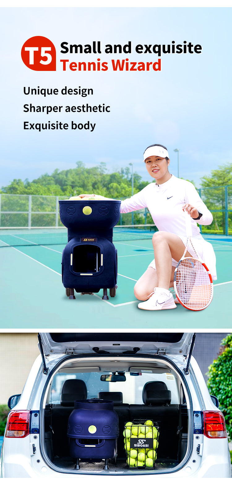 SIBOASI T5 Tennis Ball Machine