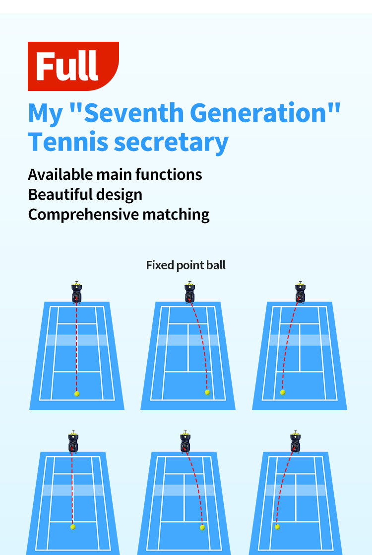 SIBOASI T5 Tennis Ball Machine