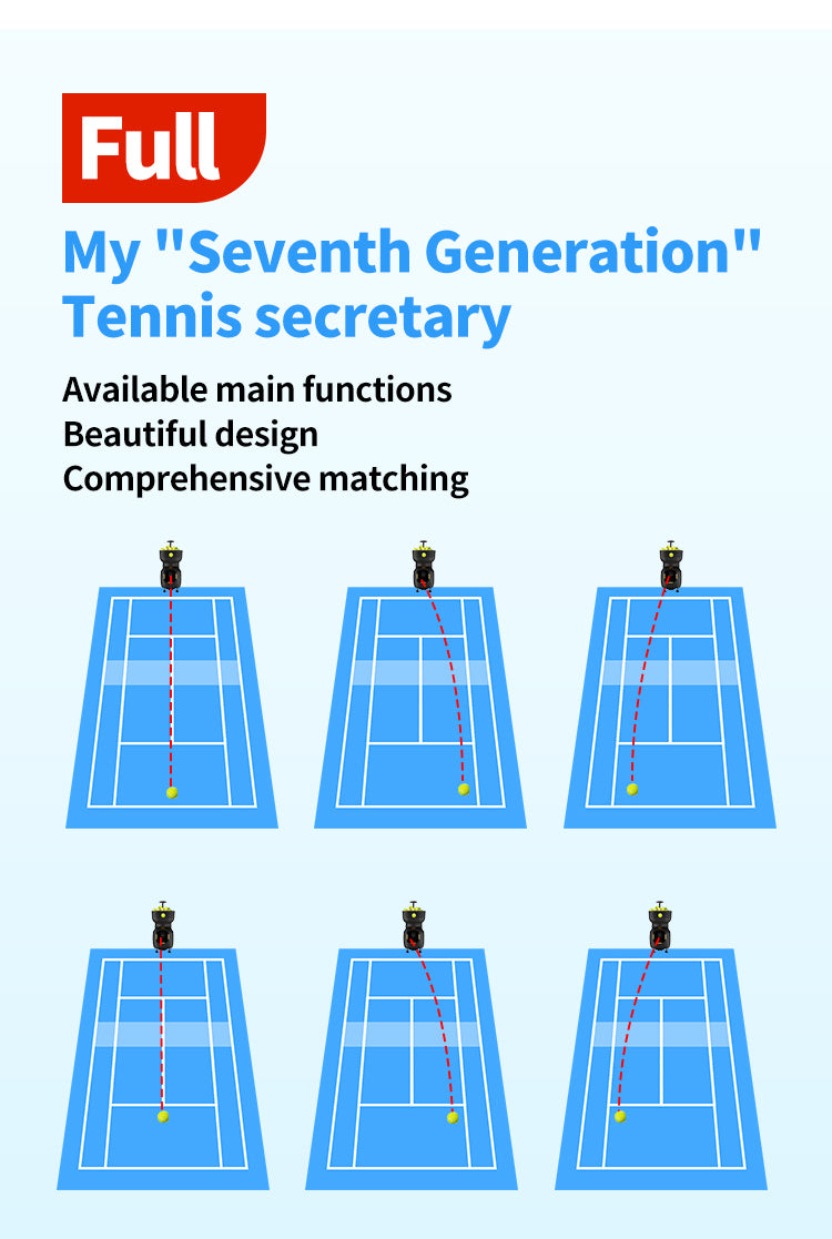 SIBOASI T7 Tennis Ball Machine