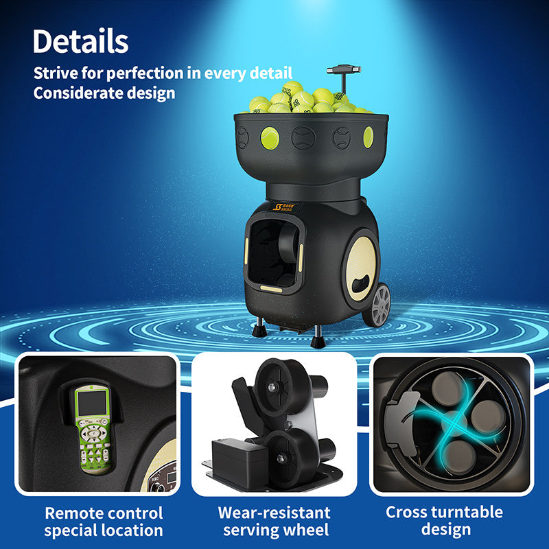 SIBOASI T7 Tennis Ball Machine