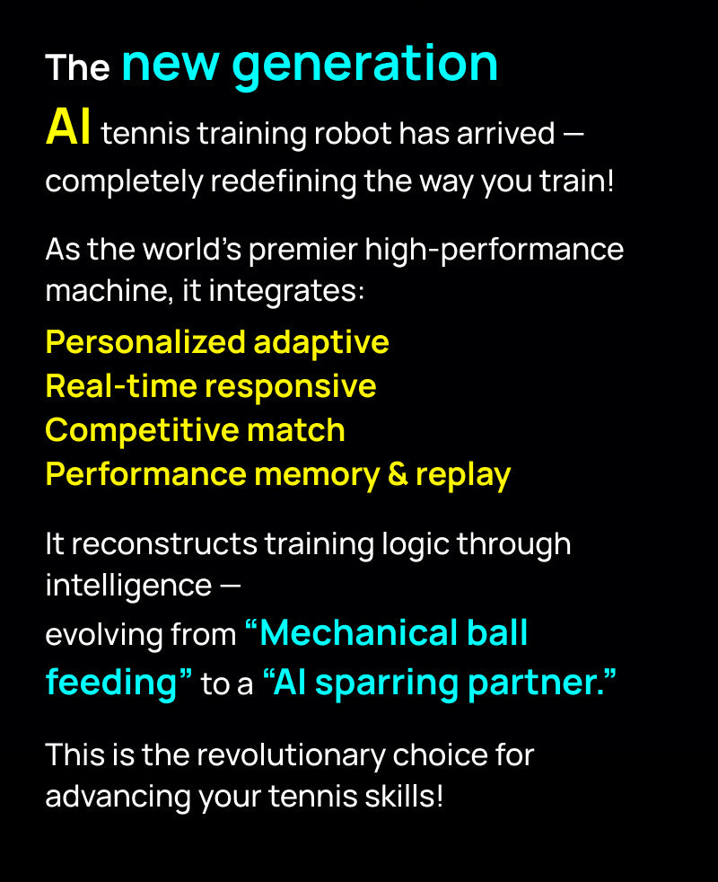 SIBOASI T7 PRO Ai Tennis Ball Machine
