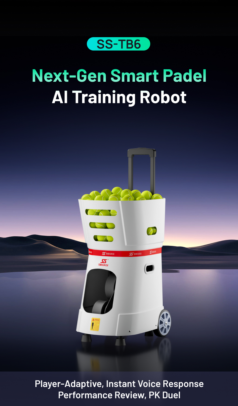 SIBOASI TB6 AI Smart Padel Ball Machine