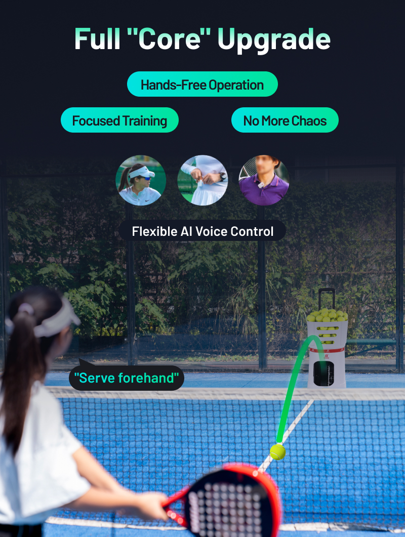 SIBOASI TB6 AI Smart Padel Ball Machine