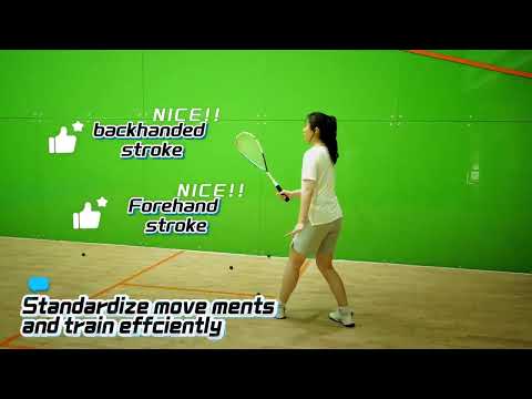 SIBOASI S336A Squash Machine                  -  with Built in Ball Heater     -  (Latest Model with APP)