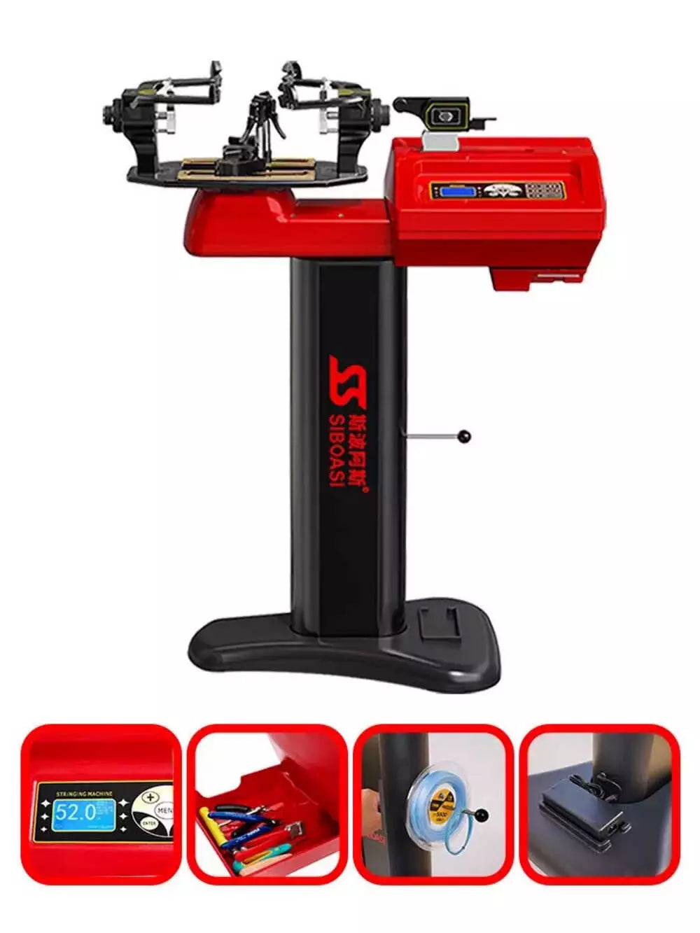 SIBOASI S6 Stringing Machine                        (Tennis, Badminton, Squash)