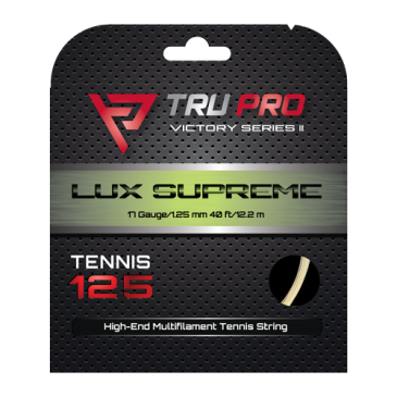 TRU PRO LUX SUPREME Multifilament Tennis String 12.2m/40 ft SET