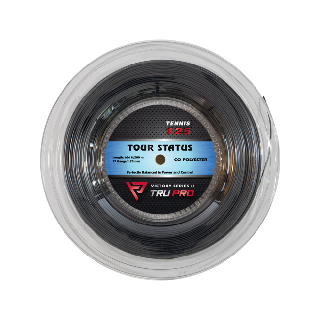 TRU PRO TOUR STATUS Tennis String Reel (656 feet/200 m)